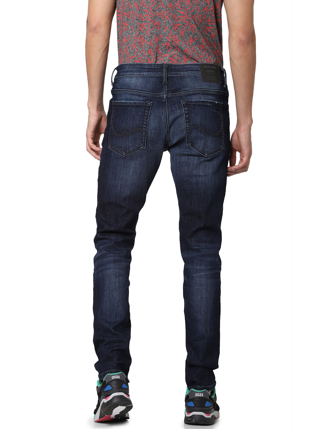 Dark Blue Low Rise Glenn Slim Fit Jeans