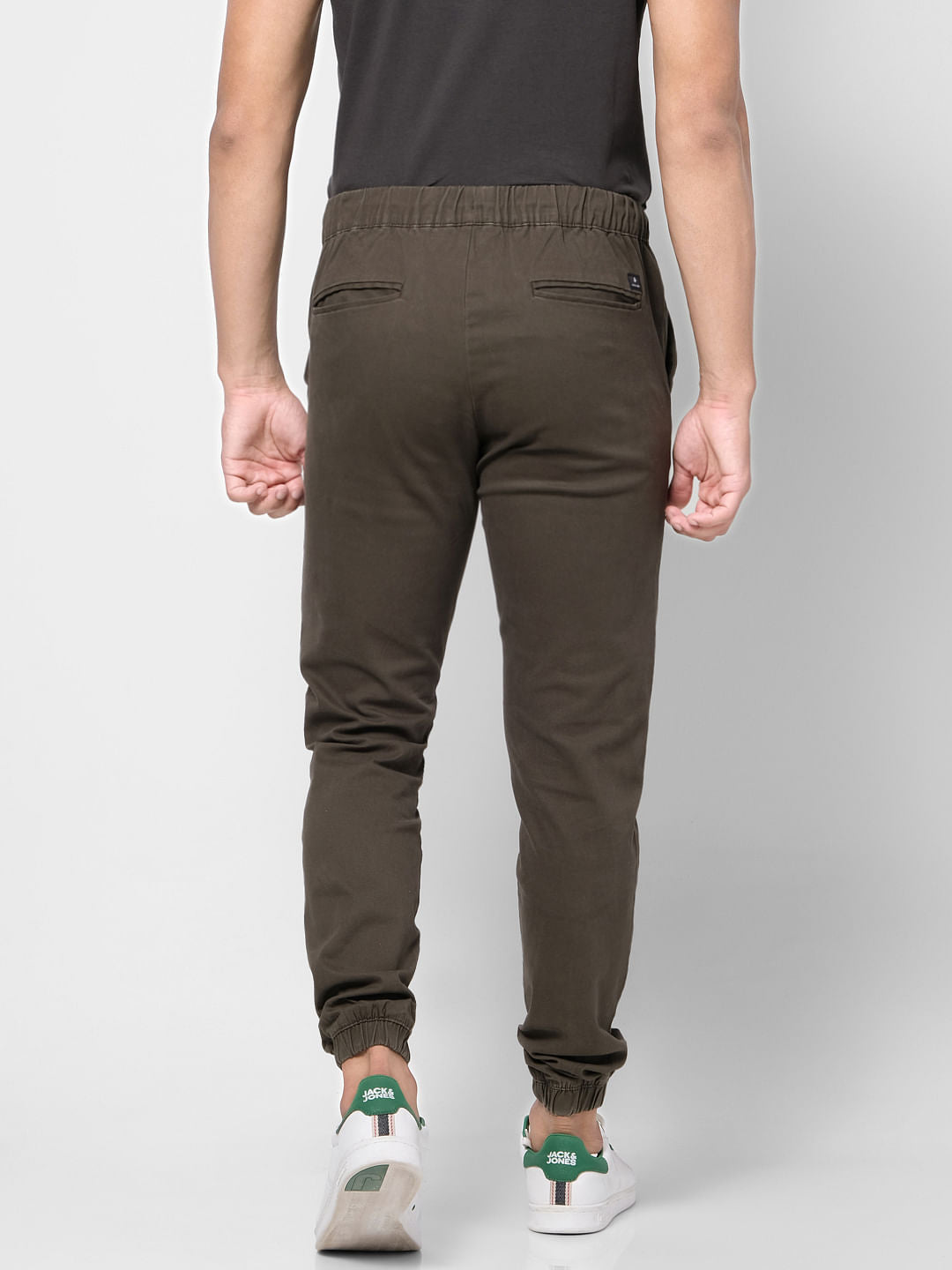 Dark Green Drawstring Joggers