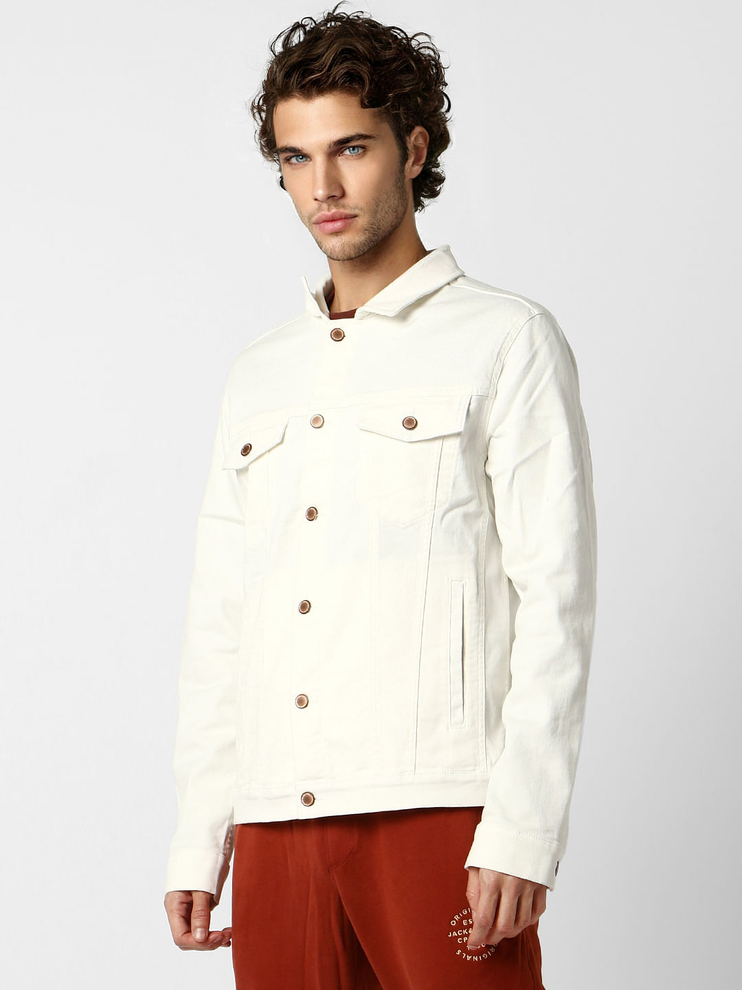 White Denim Jacket