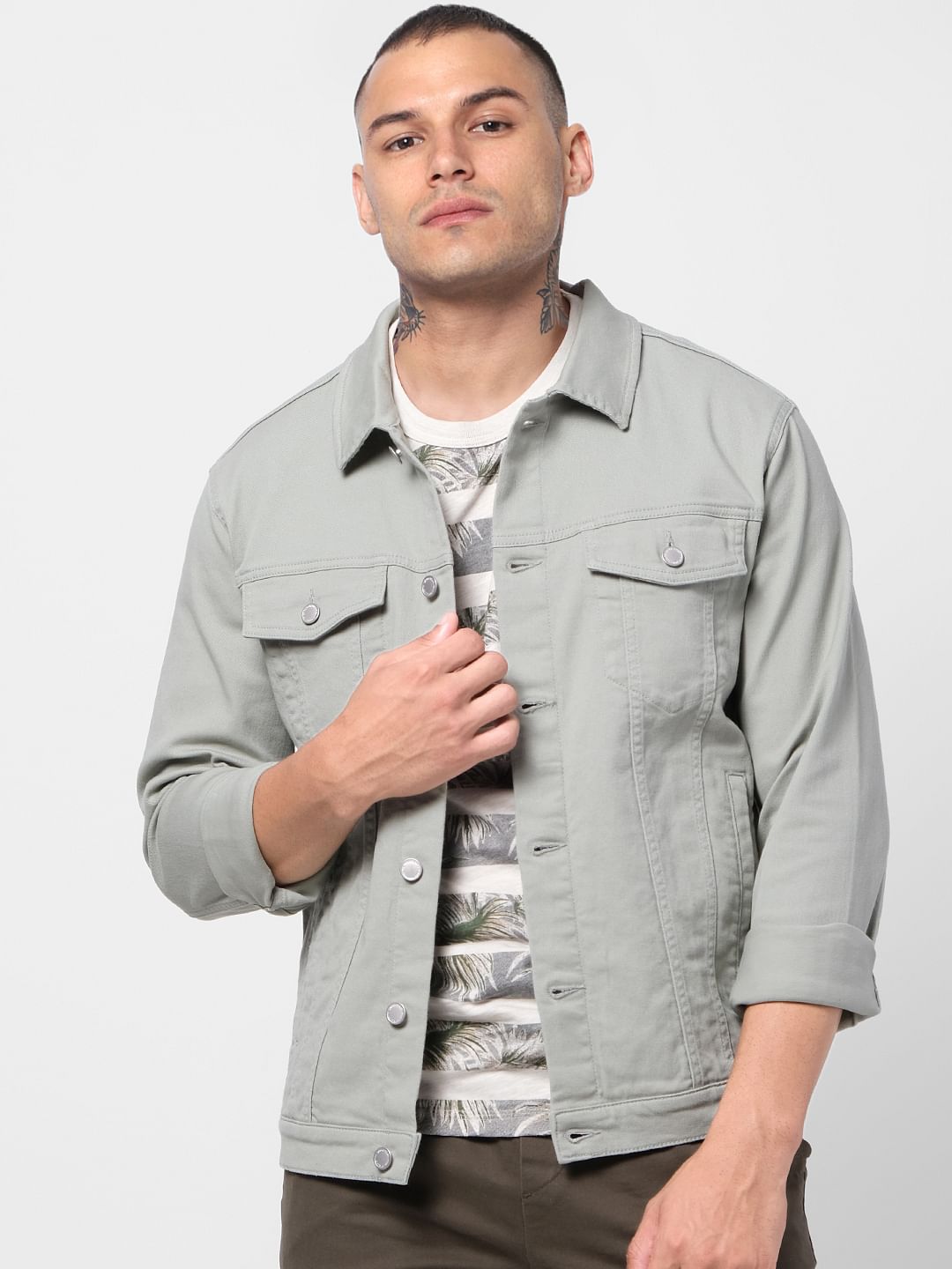 Green Denim Jacket