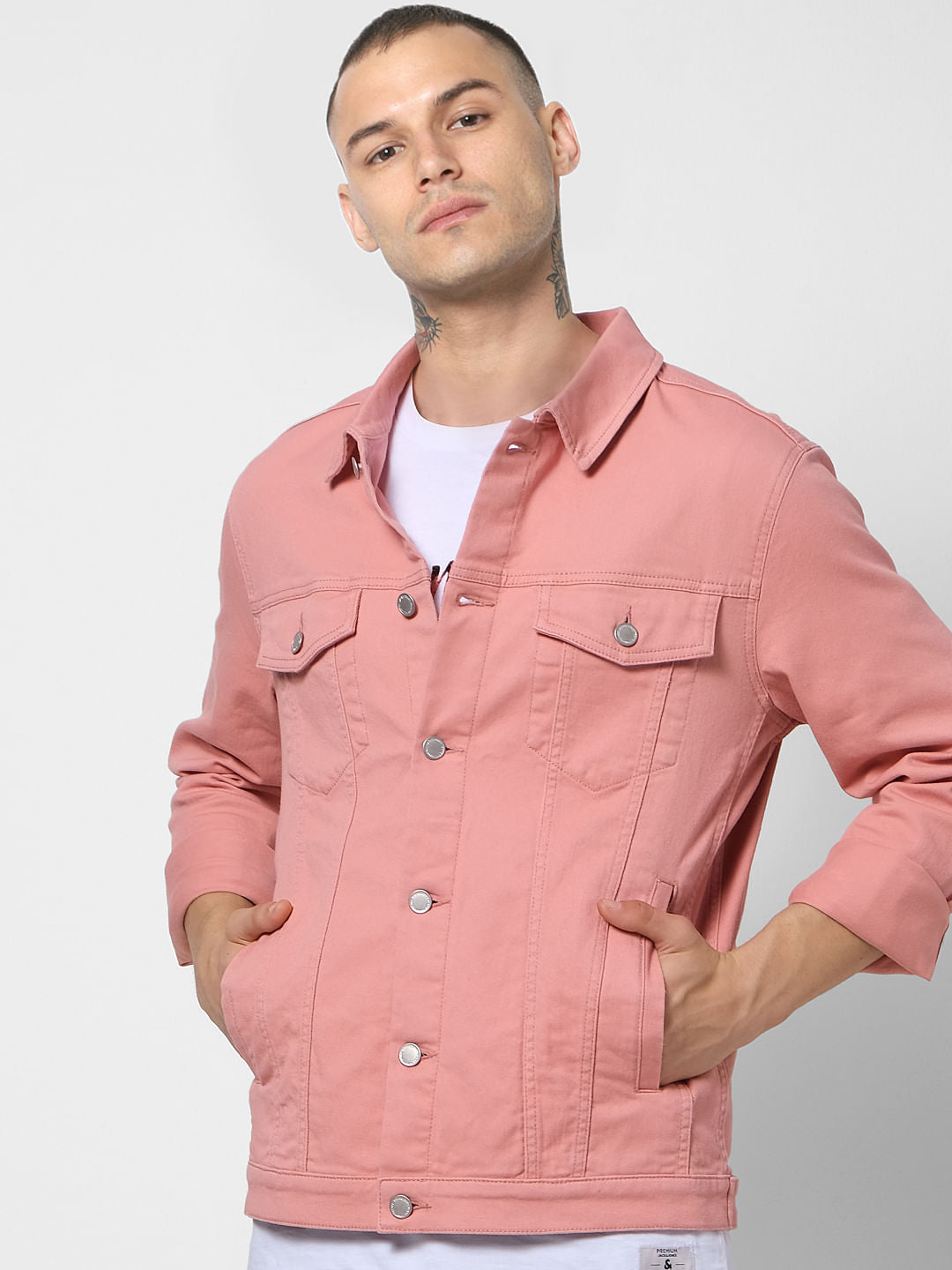 Pink Denim Jacket