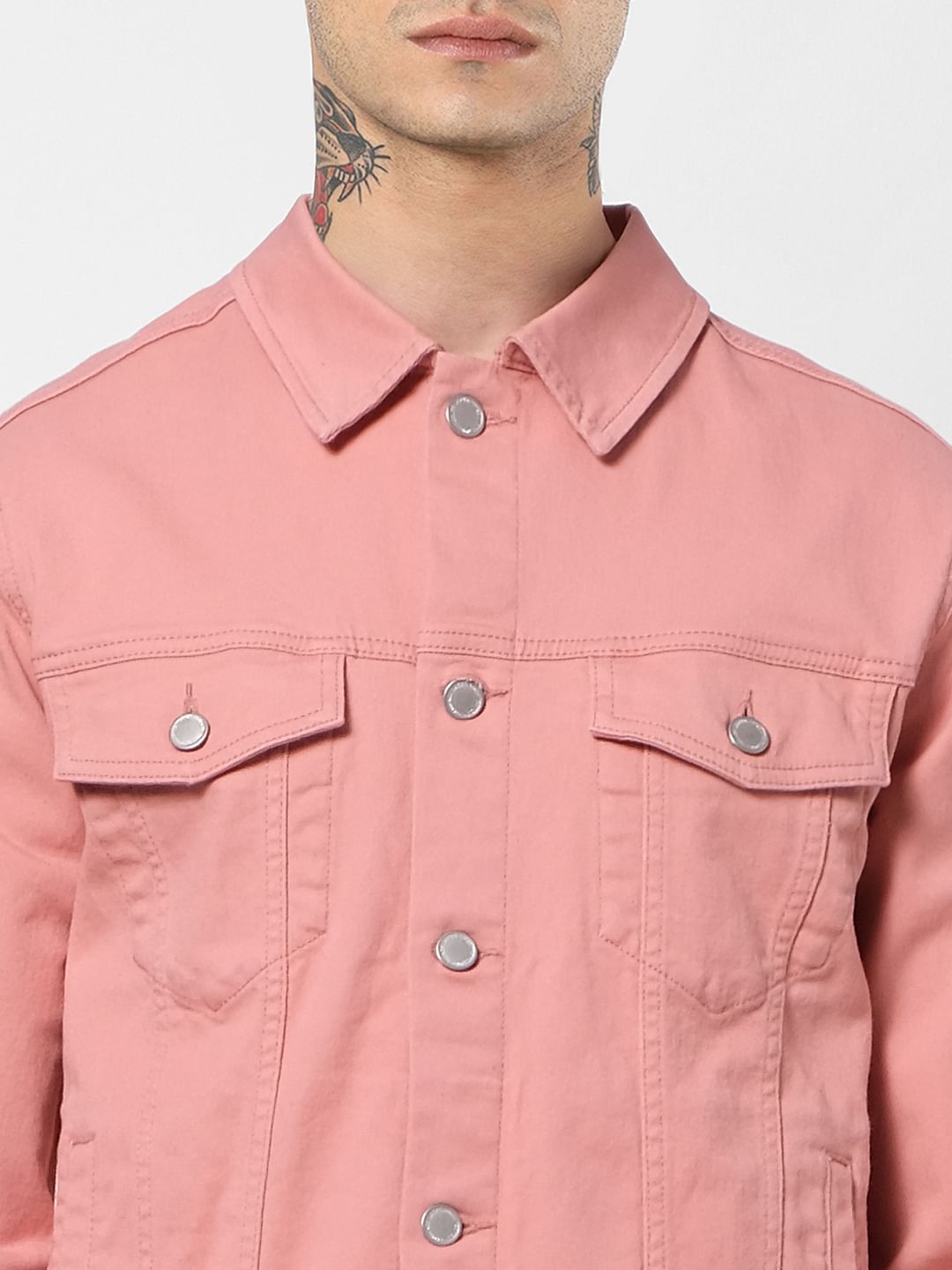 Pink Denim Jacket