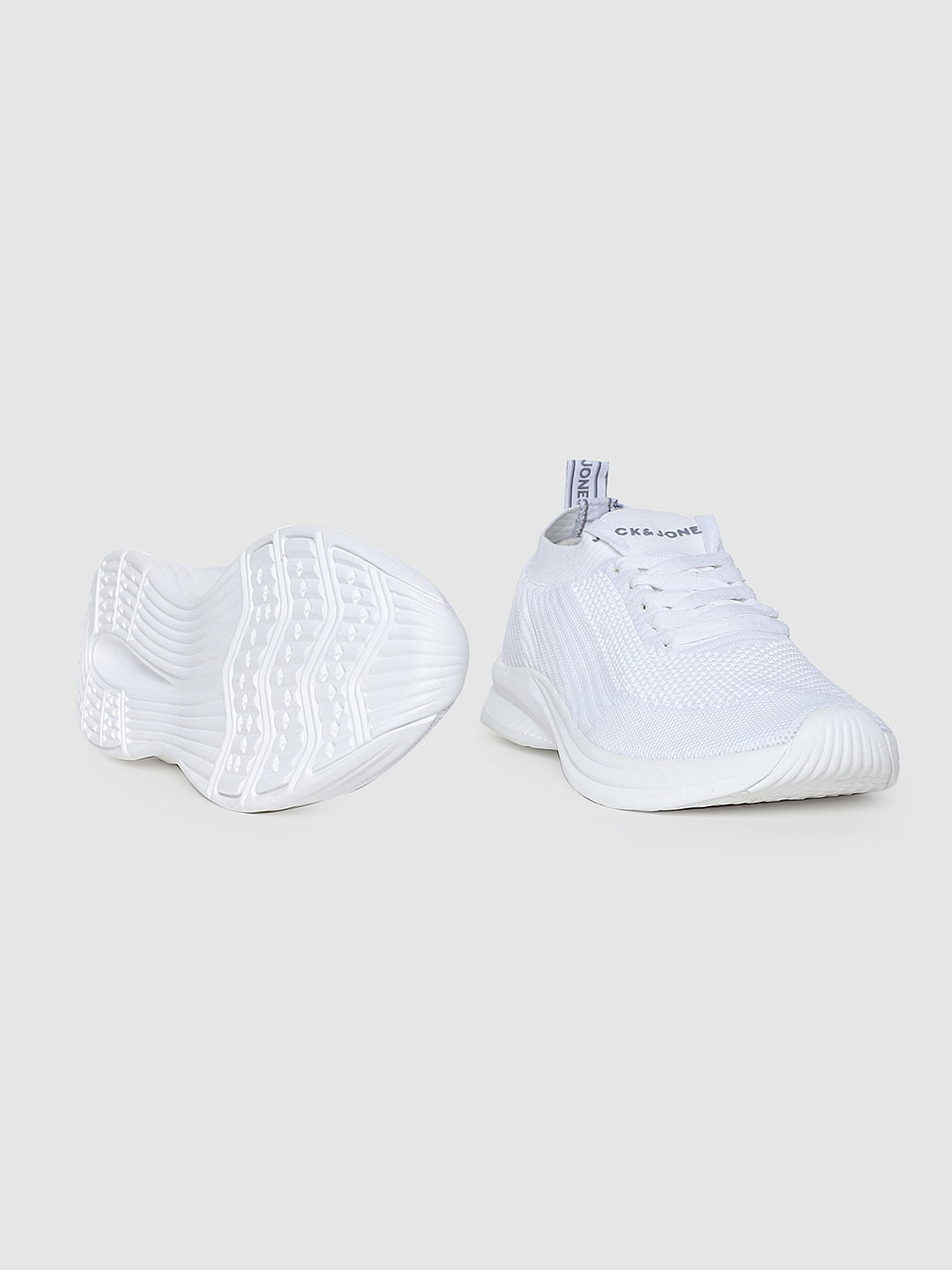 White Mesh Sneakers