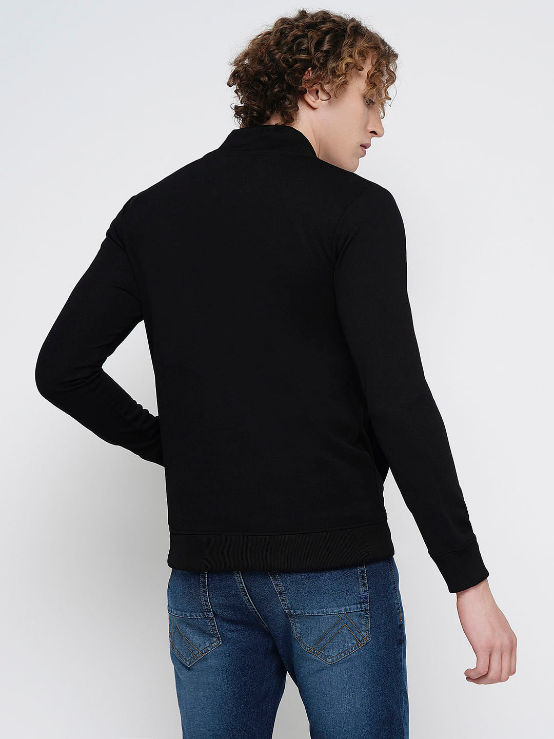 PRODUKT by JACK&JONES Black Zip-Up Sweatshirt