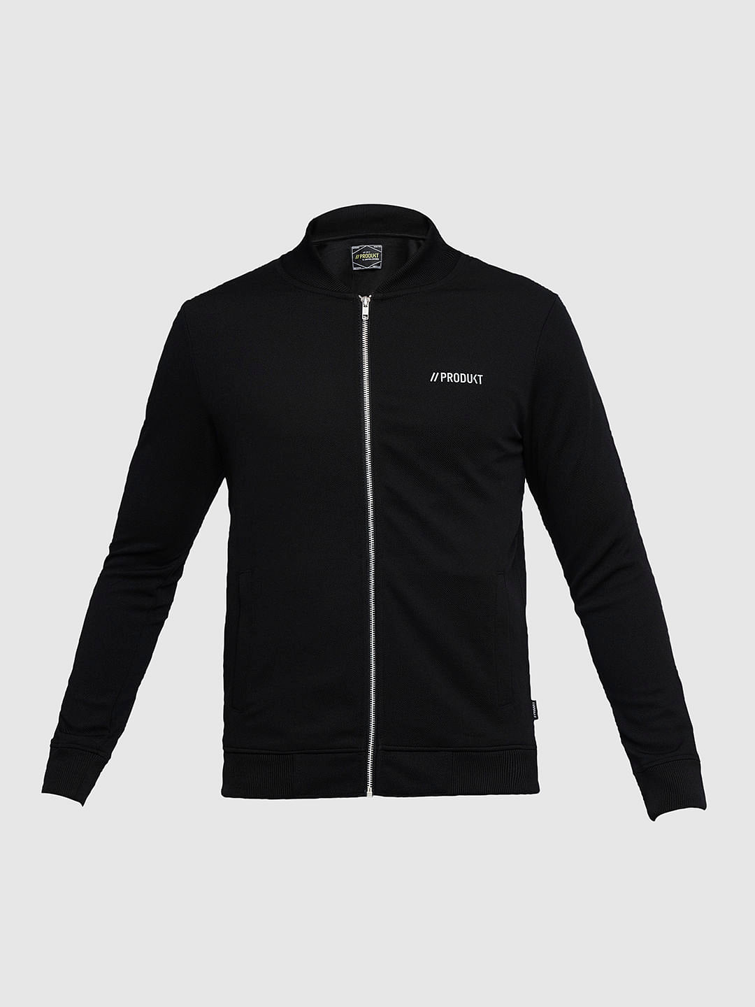 PRODUKT by JACK&JONES Black Zip-Up Sweatshirt