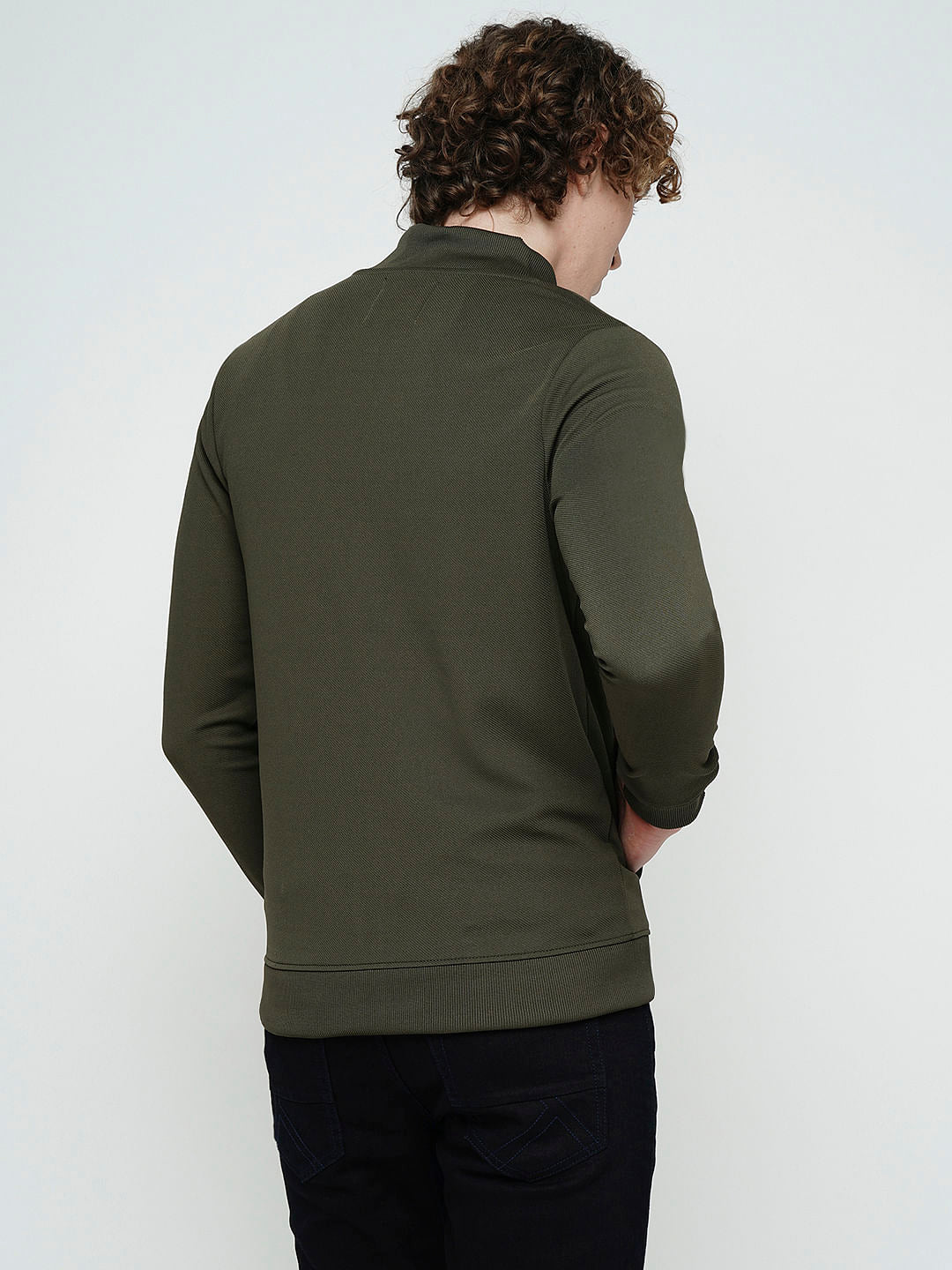 PRODUKT by JACK&JONES Dark Green Zip-Up Sweatshirt