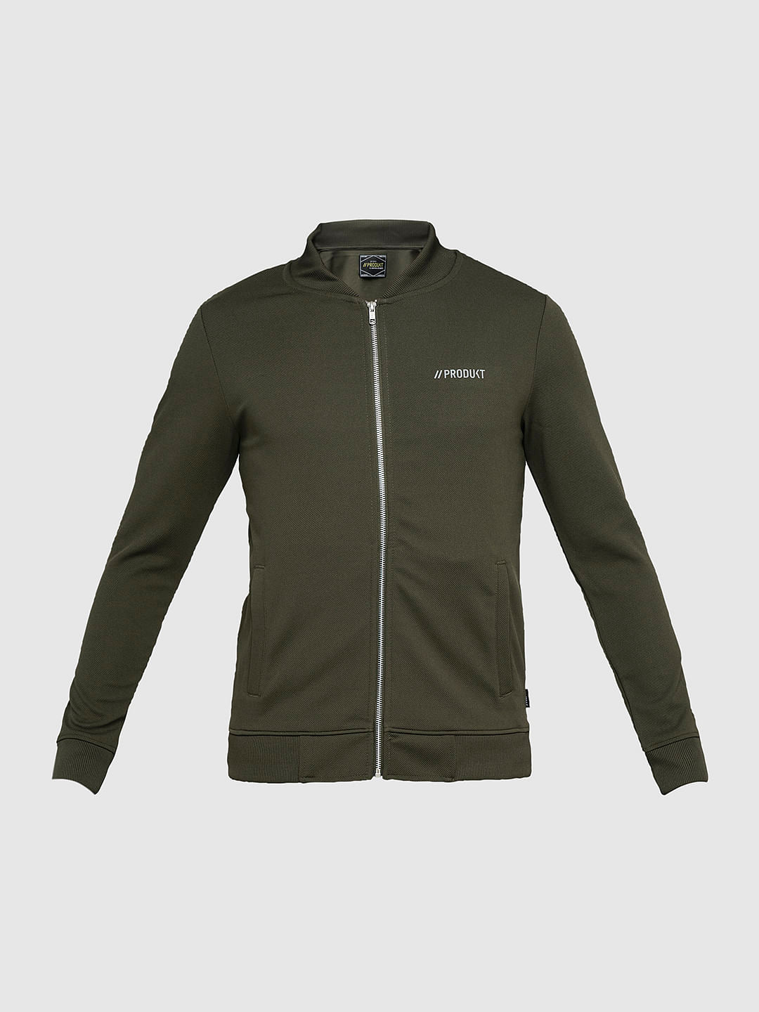 PRODUKT by JACK&JONES Dark Green Zip-Up Sweatshirt