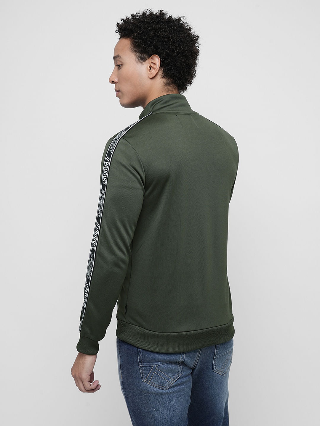 PRODUKT by JACK&JONES Dark Green Tape Detail Sweatshirt