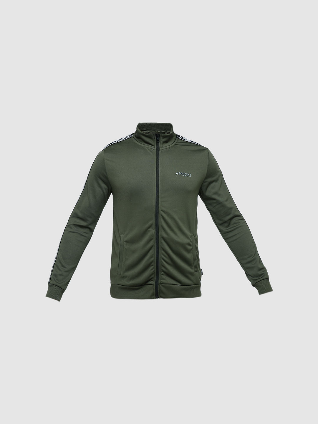 PRODUKT by JACK&JONES Dark Green Tape Detail Sweatshirt