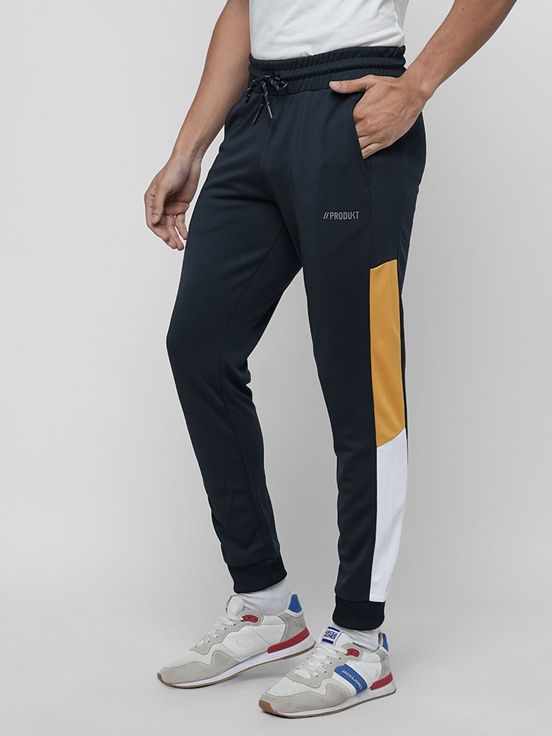 PRODUKT by JACK&JONES Dark Blue Mid Rise Trackpants