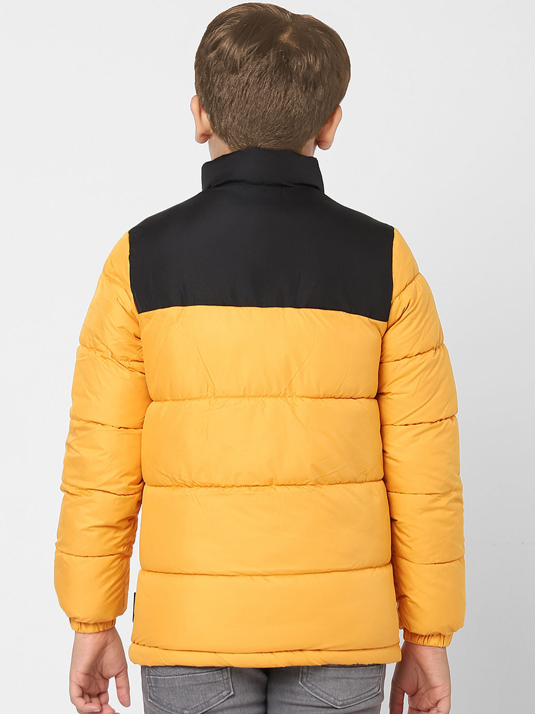BOYS Yellow Puffer Winter Jacket
