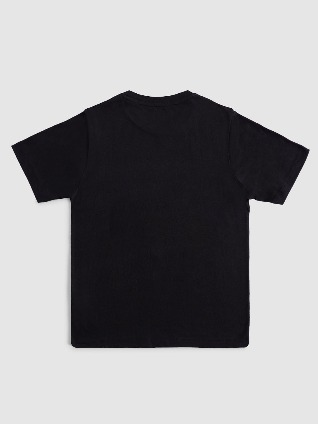BOYS Black Graphic Print T-shirt