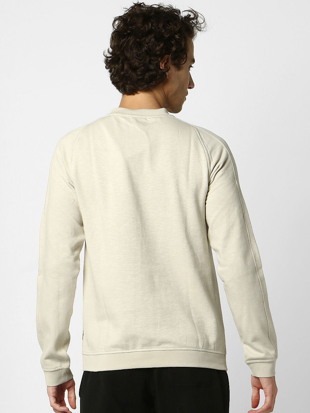 Off-white Text Print Sweatshirt