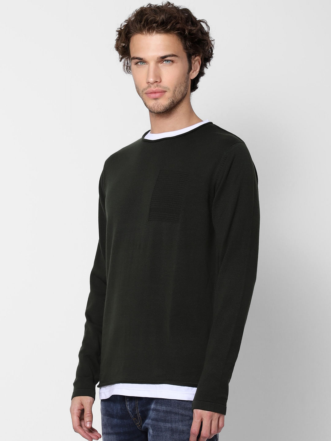 Dark Green Pullover