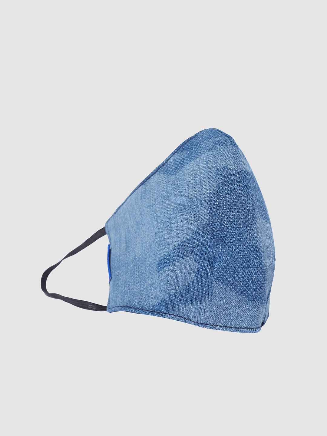 Blue Lightweight Denim 3PLY Mask