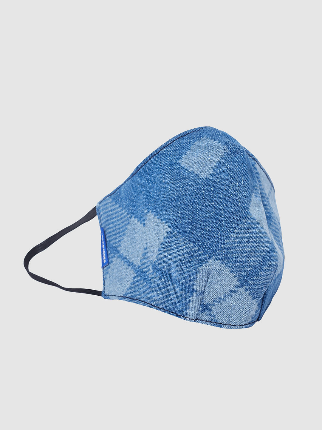 Light Blue Lightweight Denim 3PLY Mask