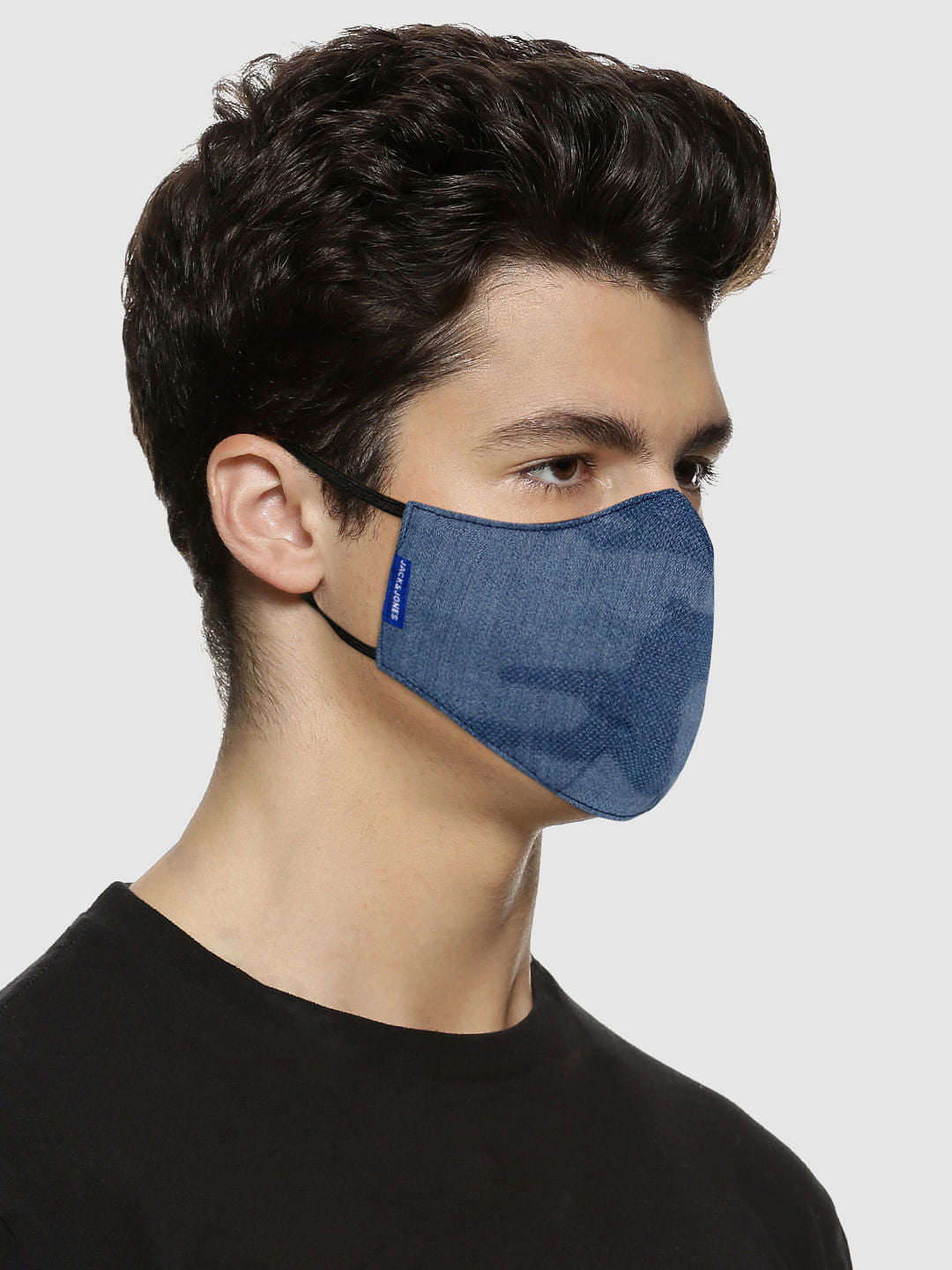 Pack of 3 Blue Lightweight Denim 3PLY Mask
