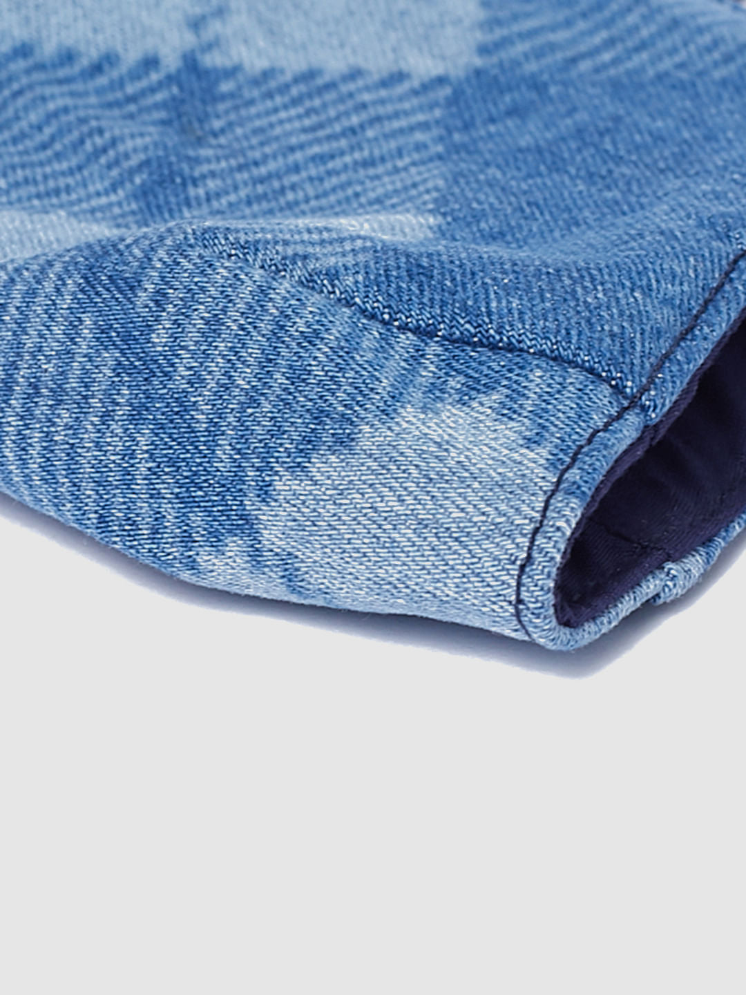 Pack of 3 Self-Design Ligthweight Denim 3PLY Mask
