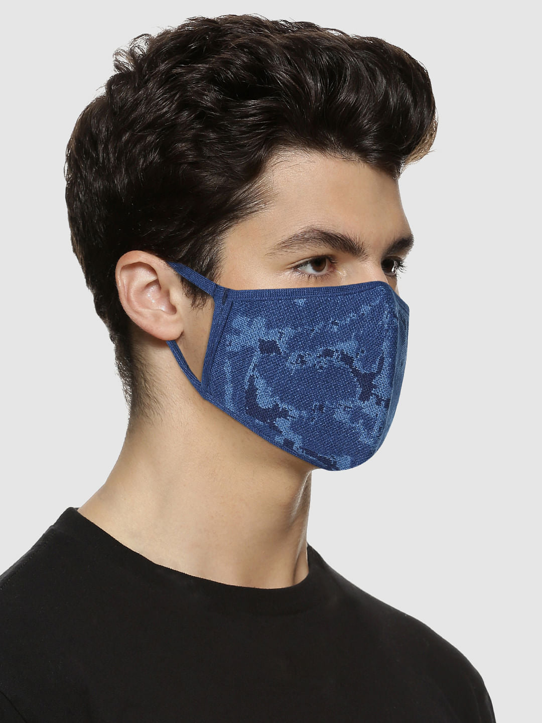 Pack of 3 Indigo Dyed 3PLY Mask