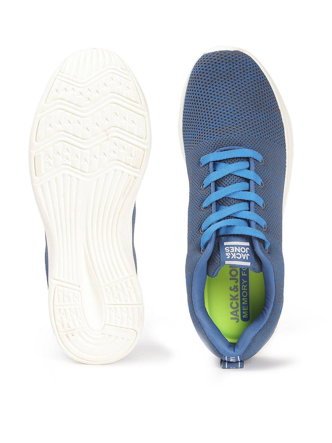 Blue Mesh Sneakers