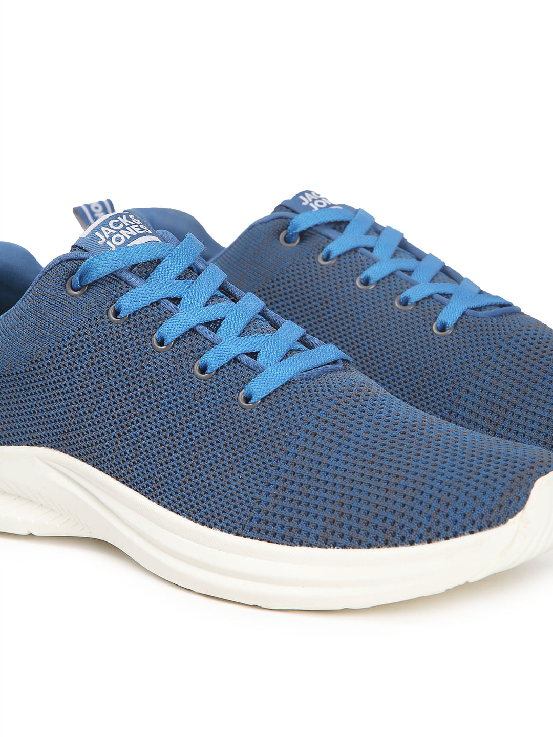 Blue Mesh Sneakers