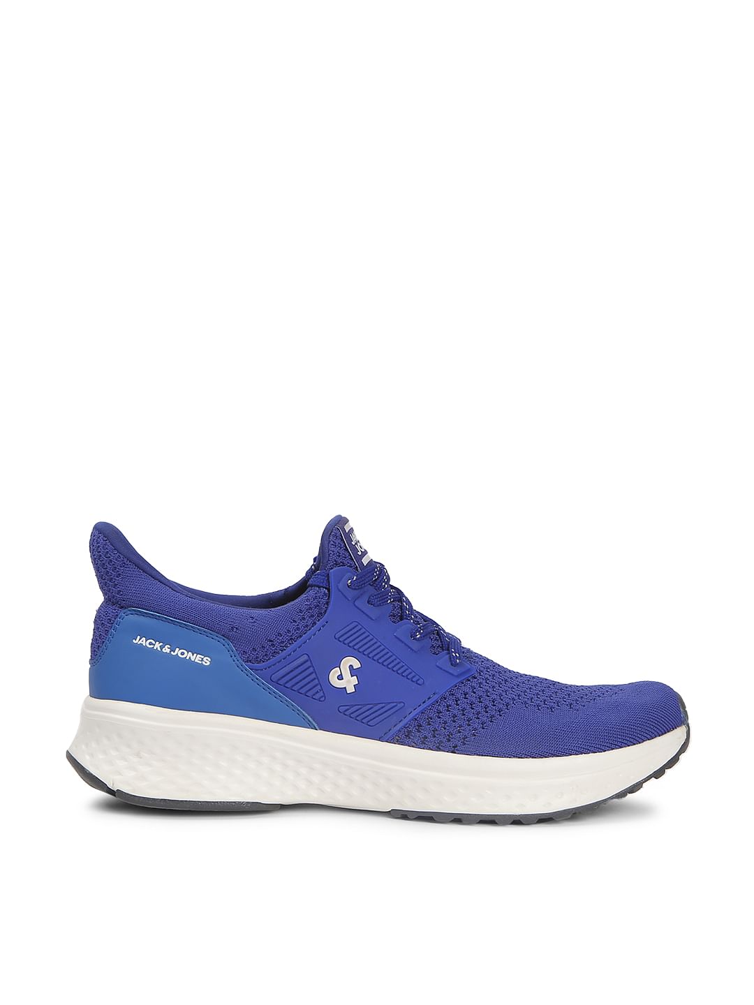 Blue Mesh PU Sneakers
