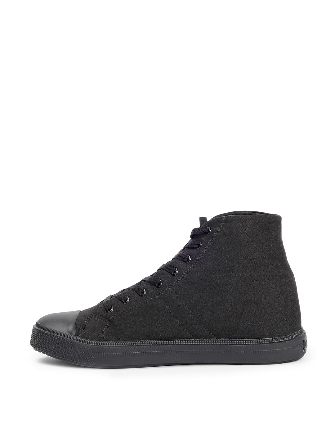 Black Logo Print Skates