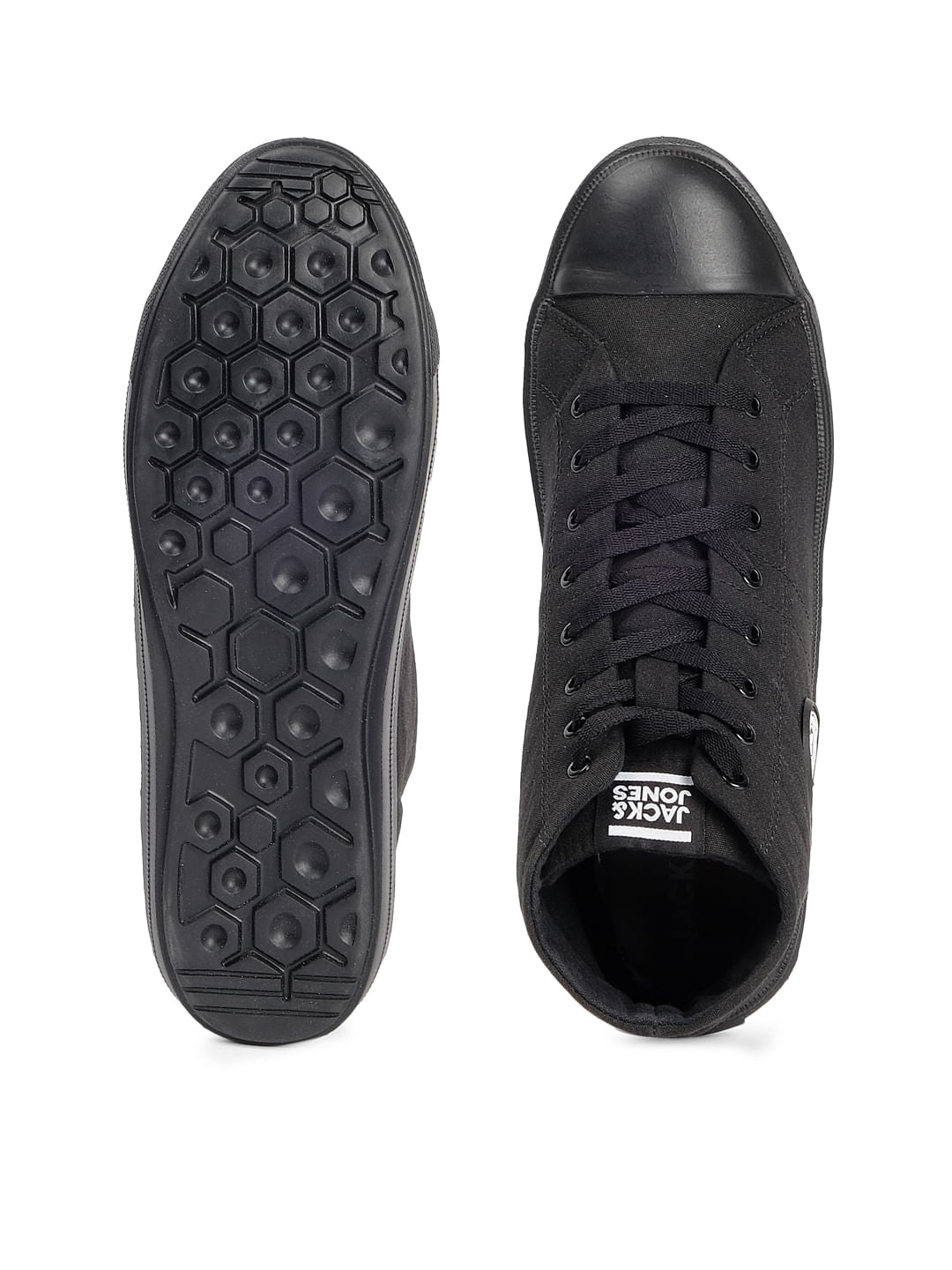 Black Logo Print Skates