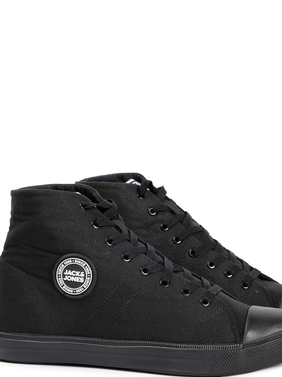 Black Logo Print Skates