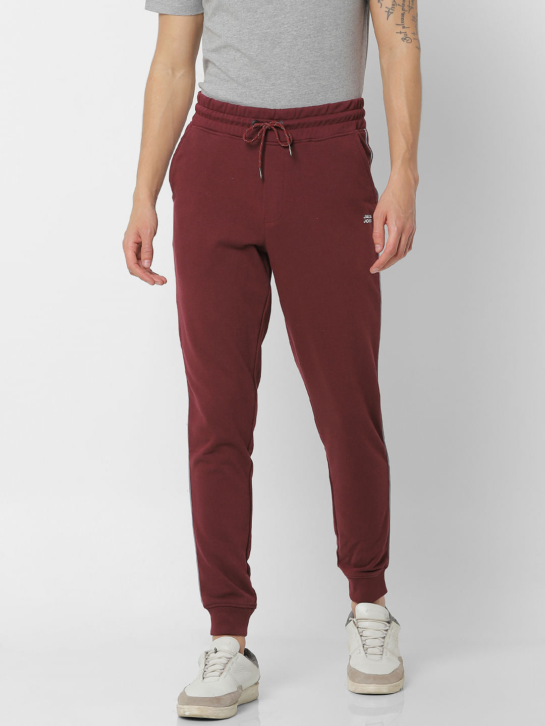 Red Mid Rise Sweatpants