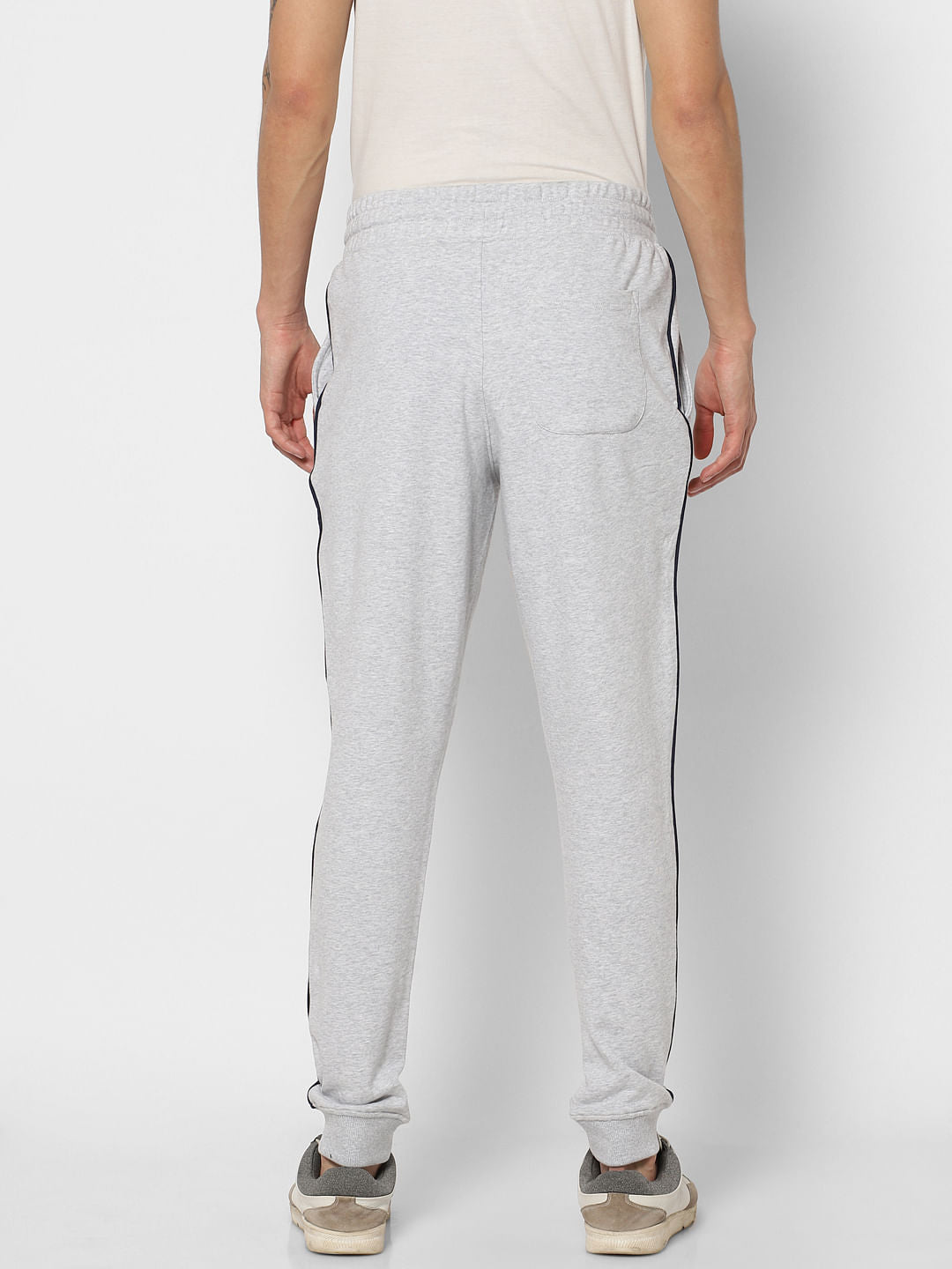 Grey Mid Rise Sweatpants