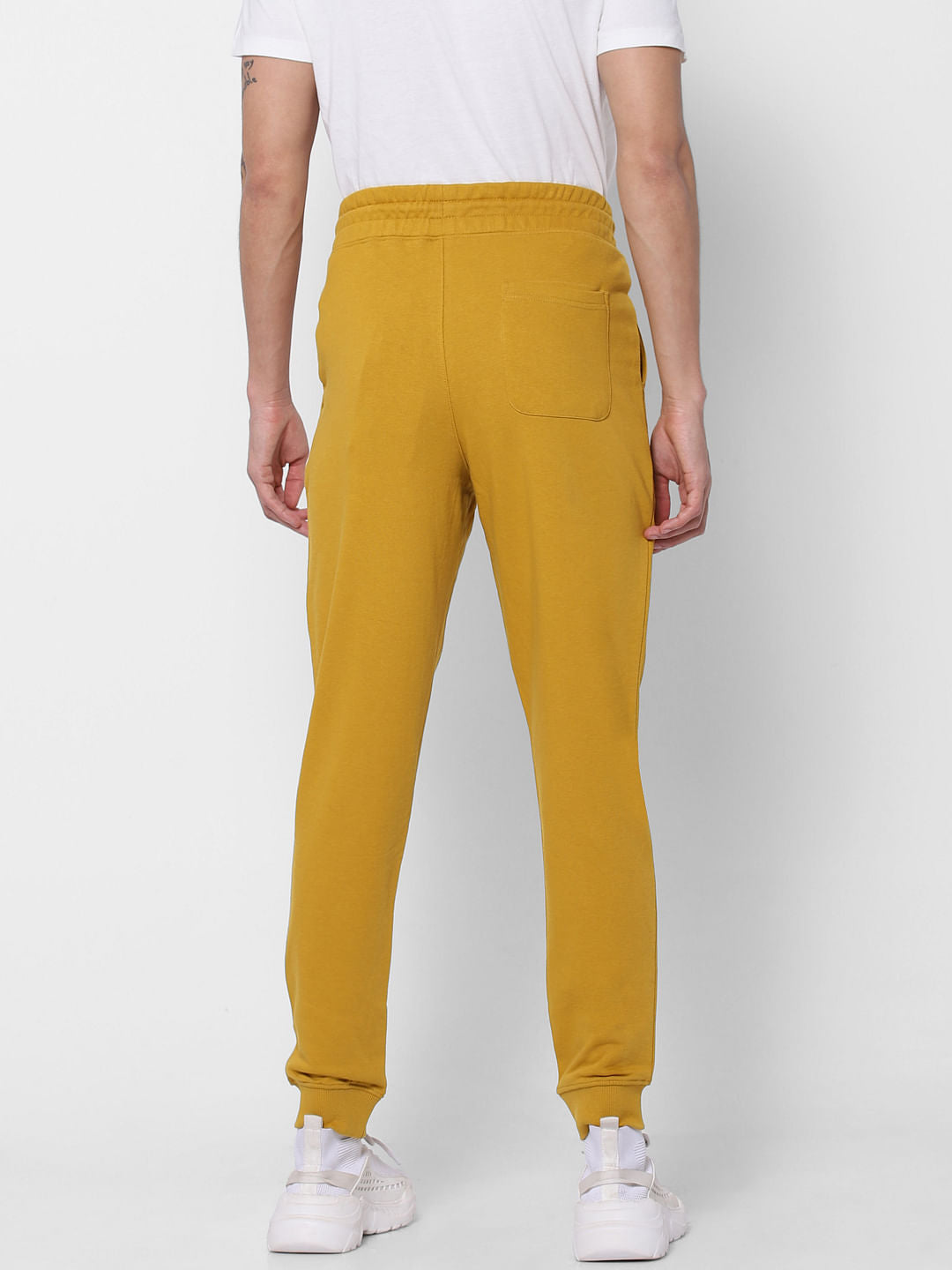 Yellow Mid Rise Sweatpants