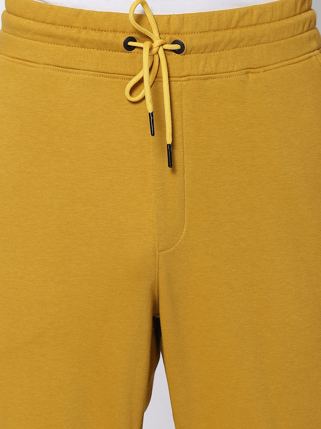 Yellow Mid Rise Sweatpants