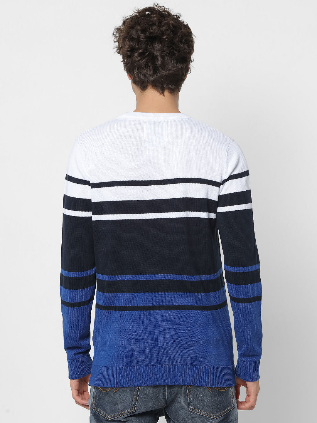 Blue Striped Pullover
