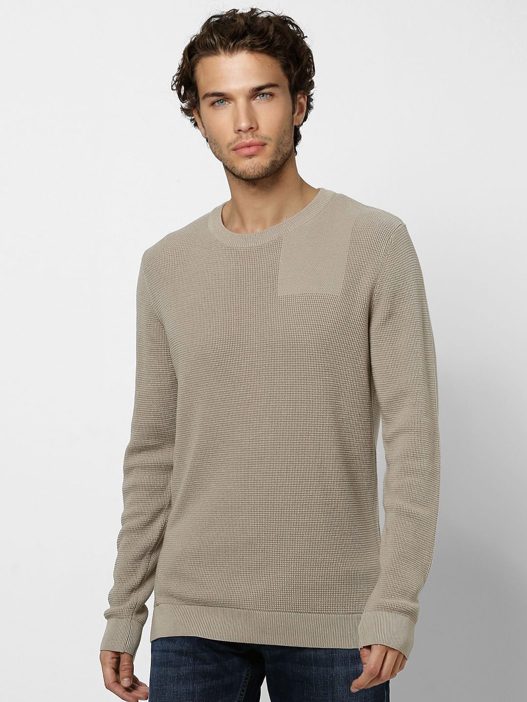 Beige Pullover