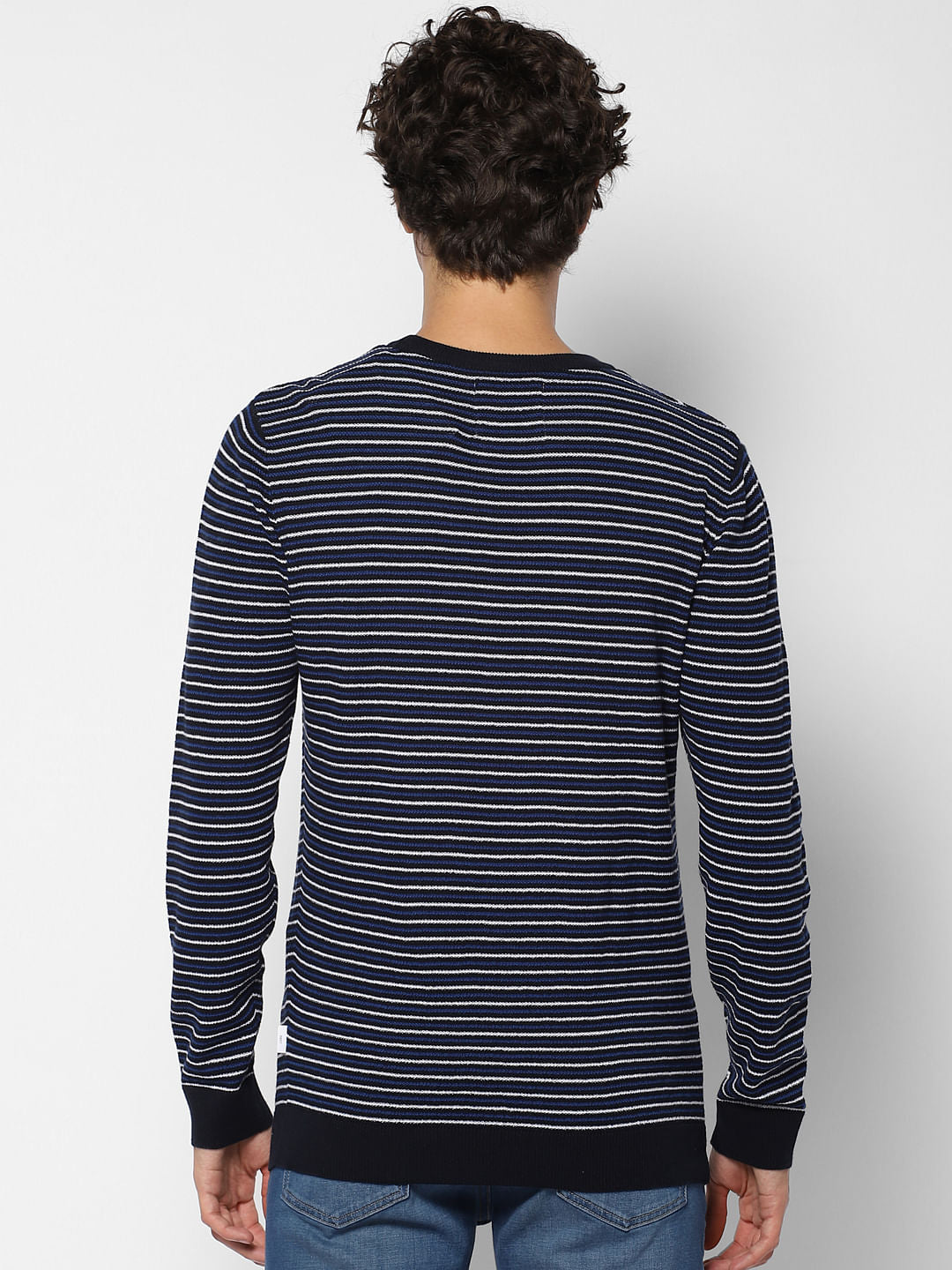 Blue Striped Pullover