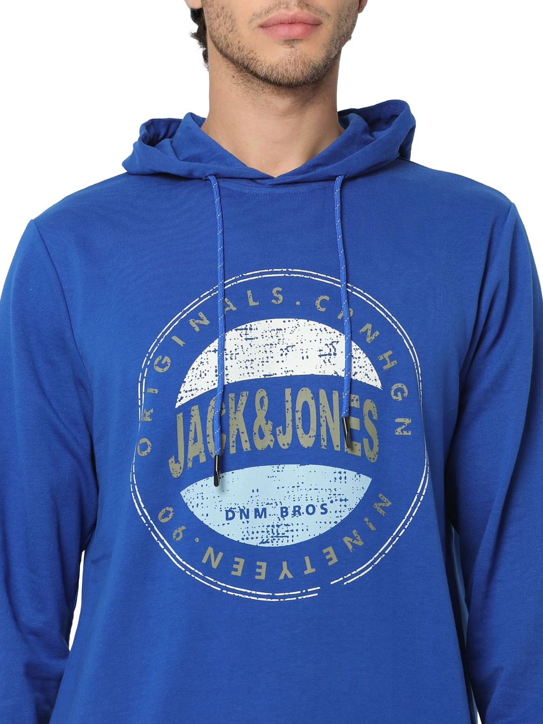 Blue Hooded Sweatshirt
