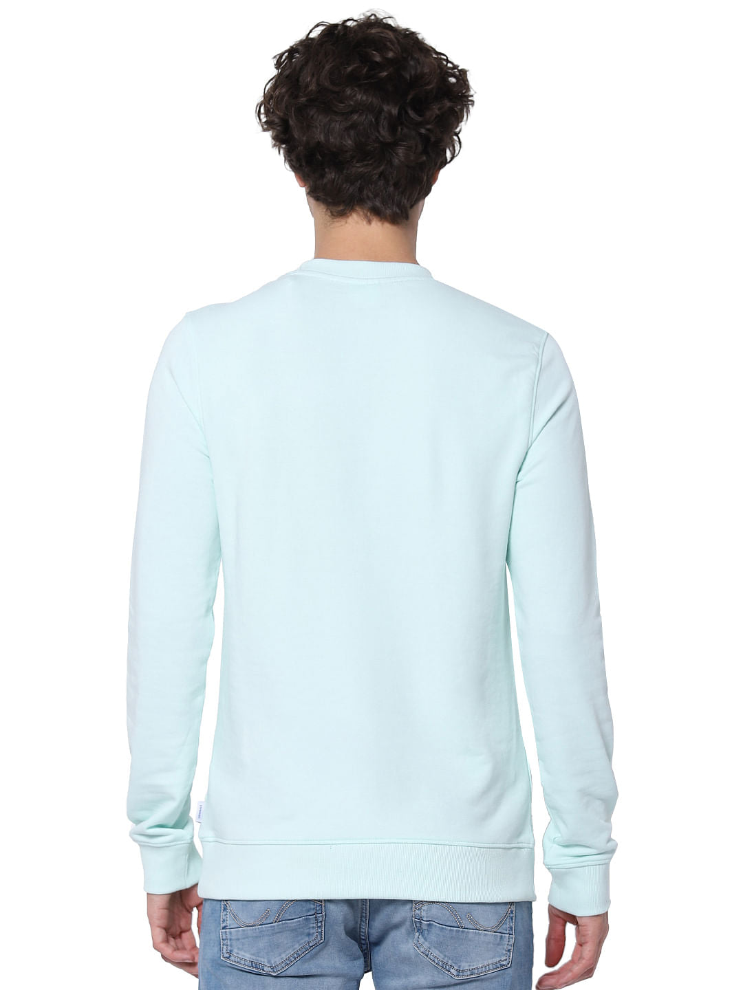 Green Logo Print Sweatshirt