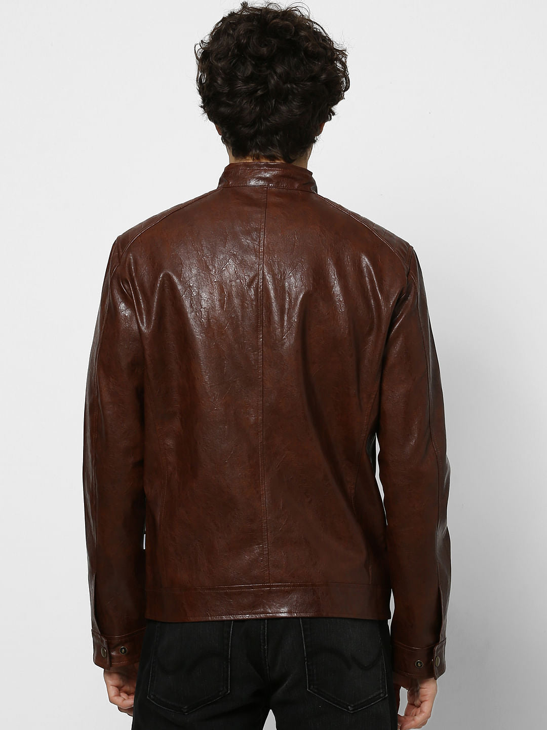 Brown Biker Jacket