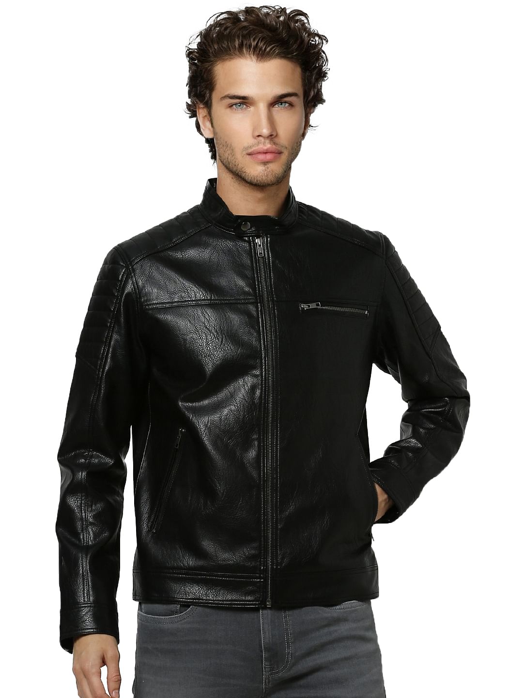 Black Biker Jacket