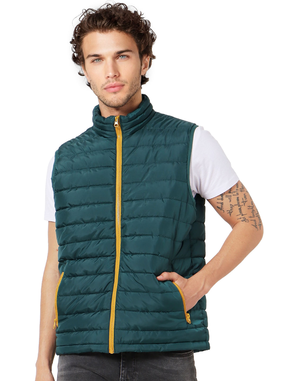 Green Puffer Jacket
