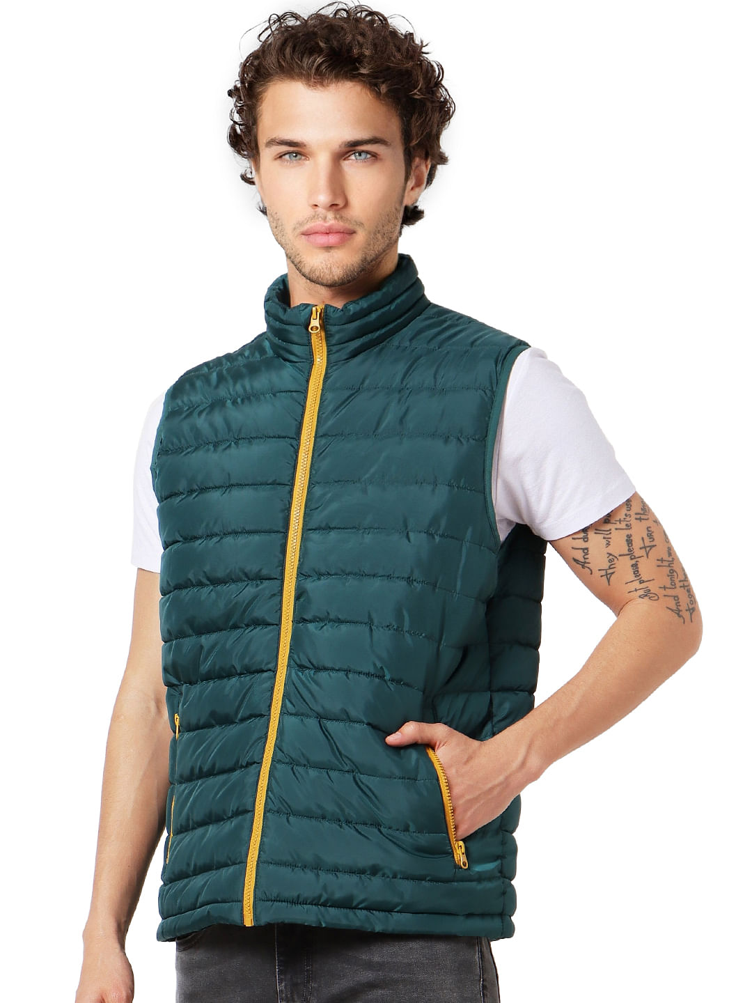 Green Puffer Jacket