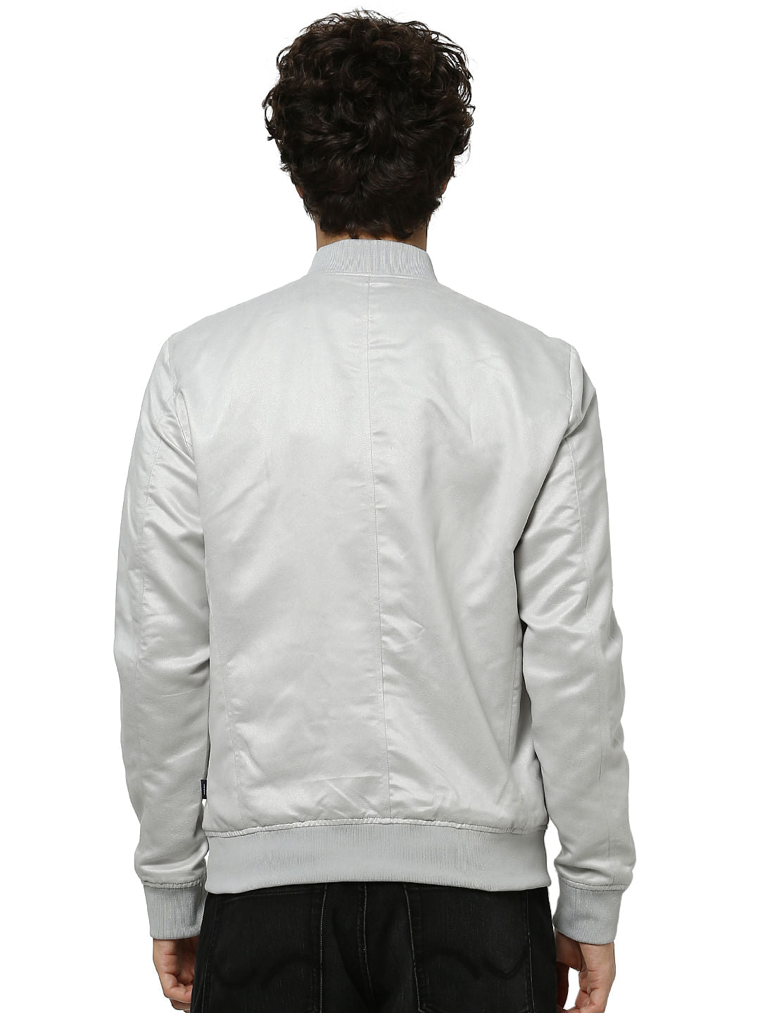 Grey Bomber Jacket