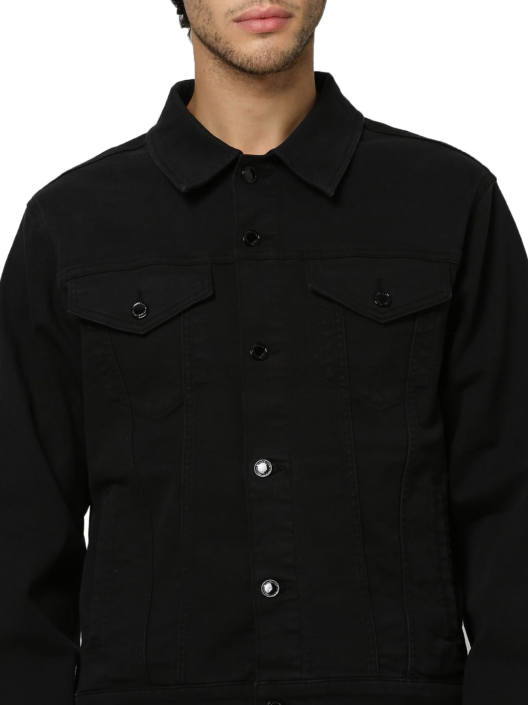Black Trucker Jacket