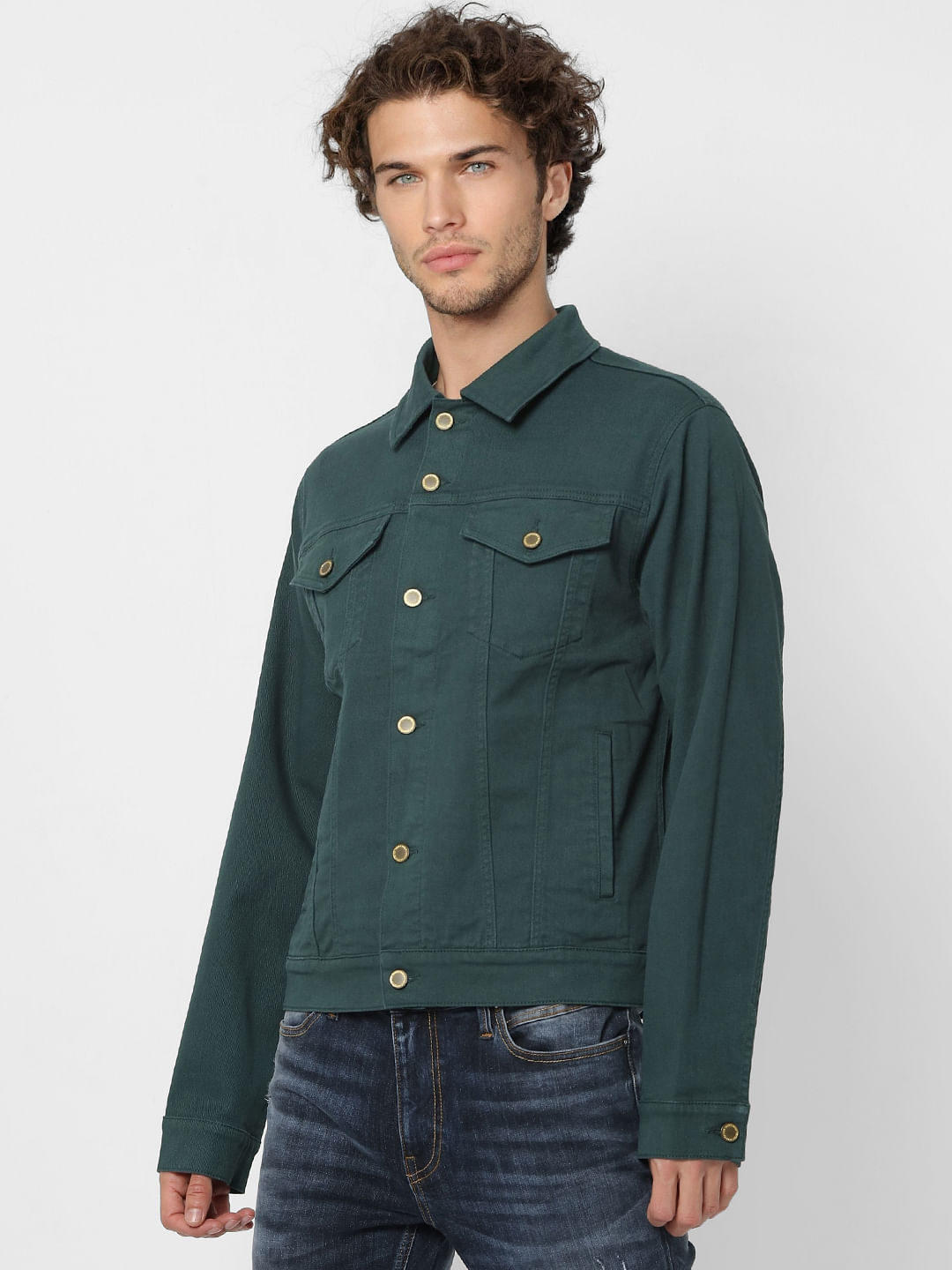 Green Trucker Jacket