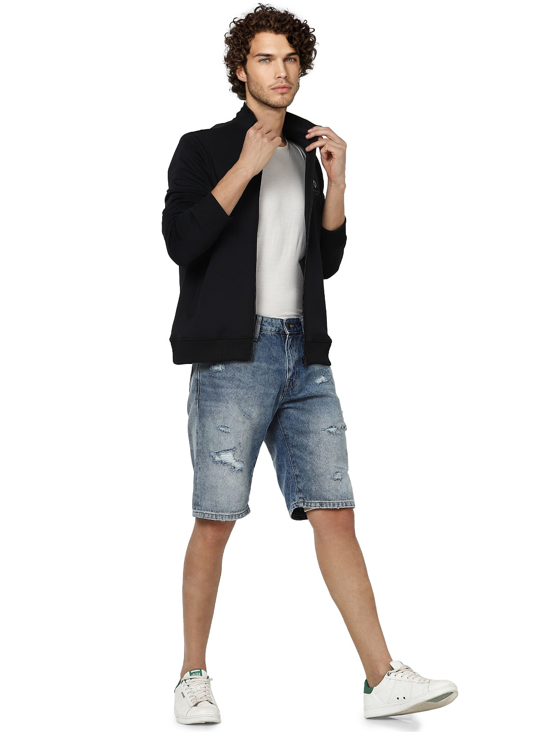 Black High Neck Jacket