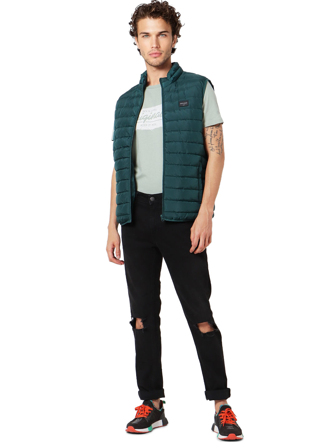 Green Puffer Jacket