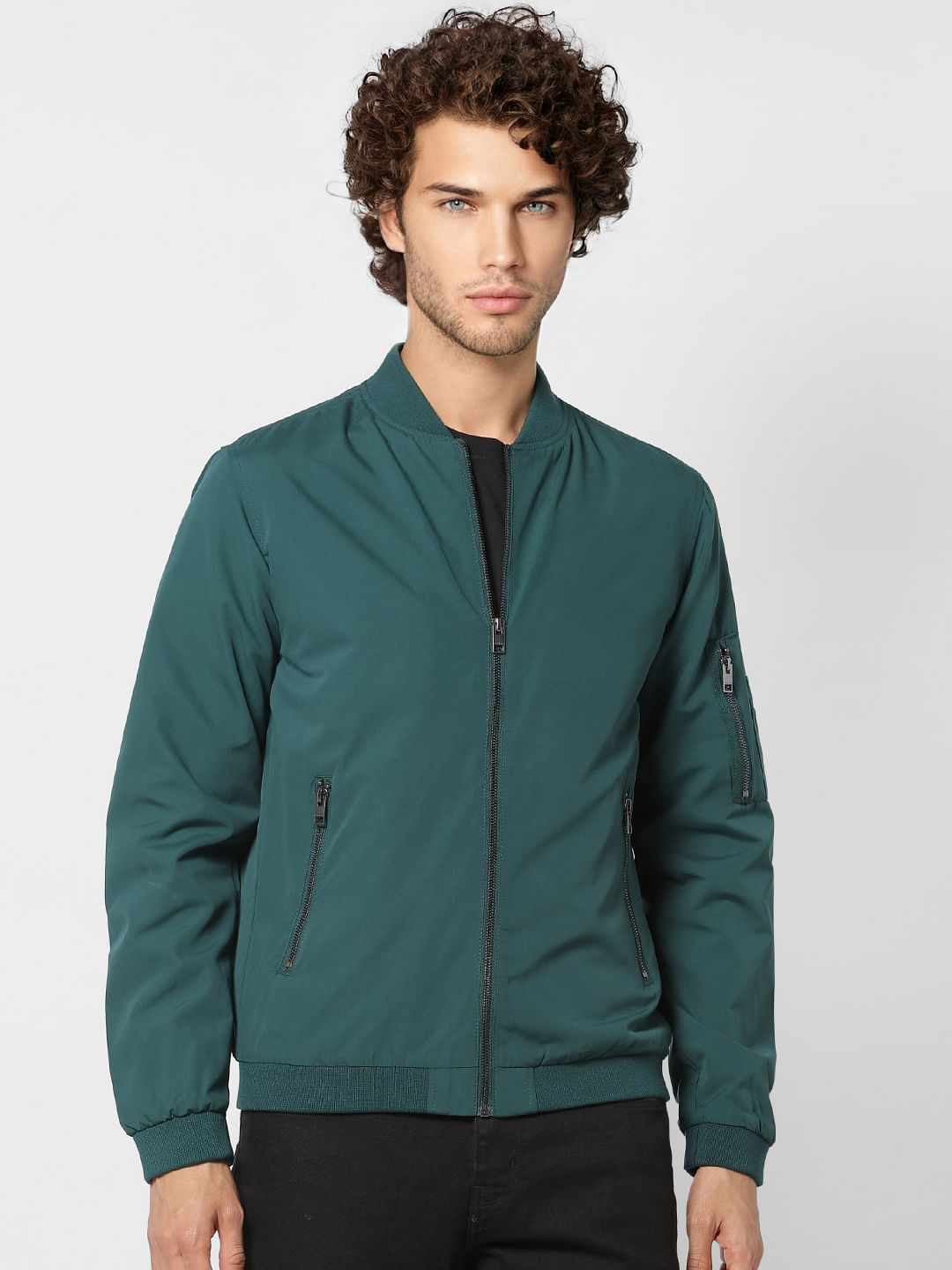 Green Bomber Jacket