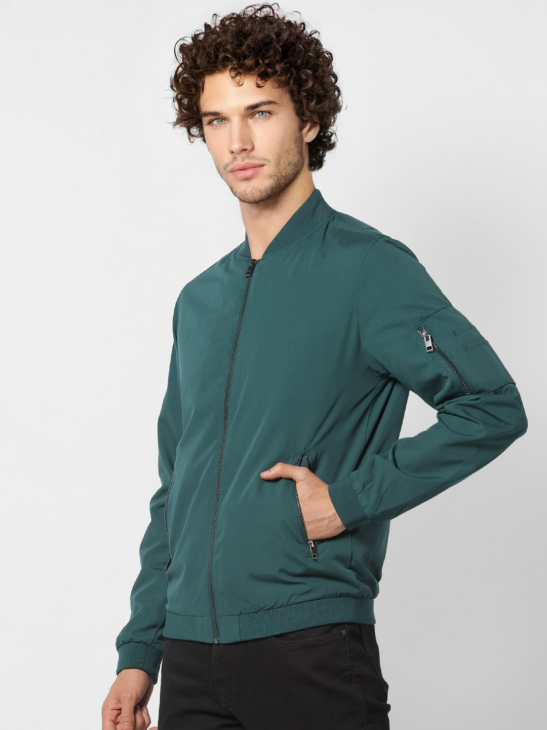 Green Bomber Jacket