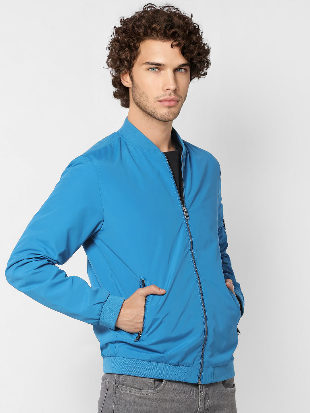 Blue Bomber Jacket